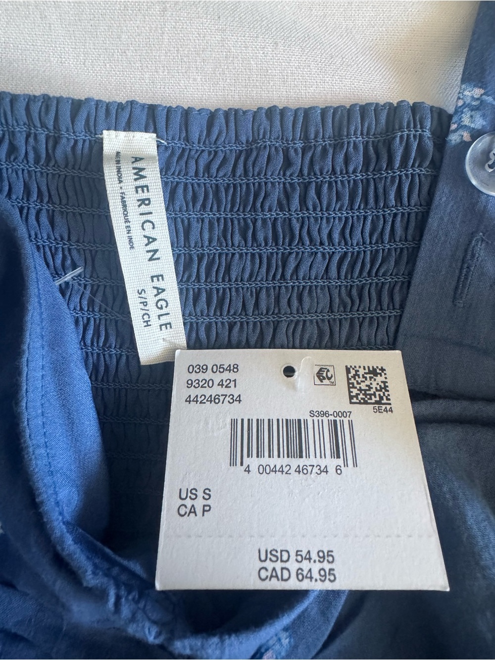 NWT American Eagle Corset V-Waist Mini Dress - Picture 5 of 6